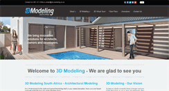 Desktop Screenshot of 3d-modeling.co.za