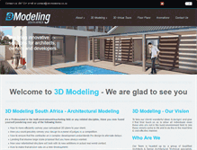 Tablet Screenshot of 3d-modeling.co.za